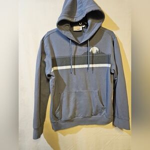 Sonoma Blue Hoodie with Nature Graphic